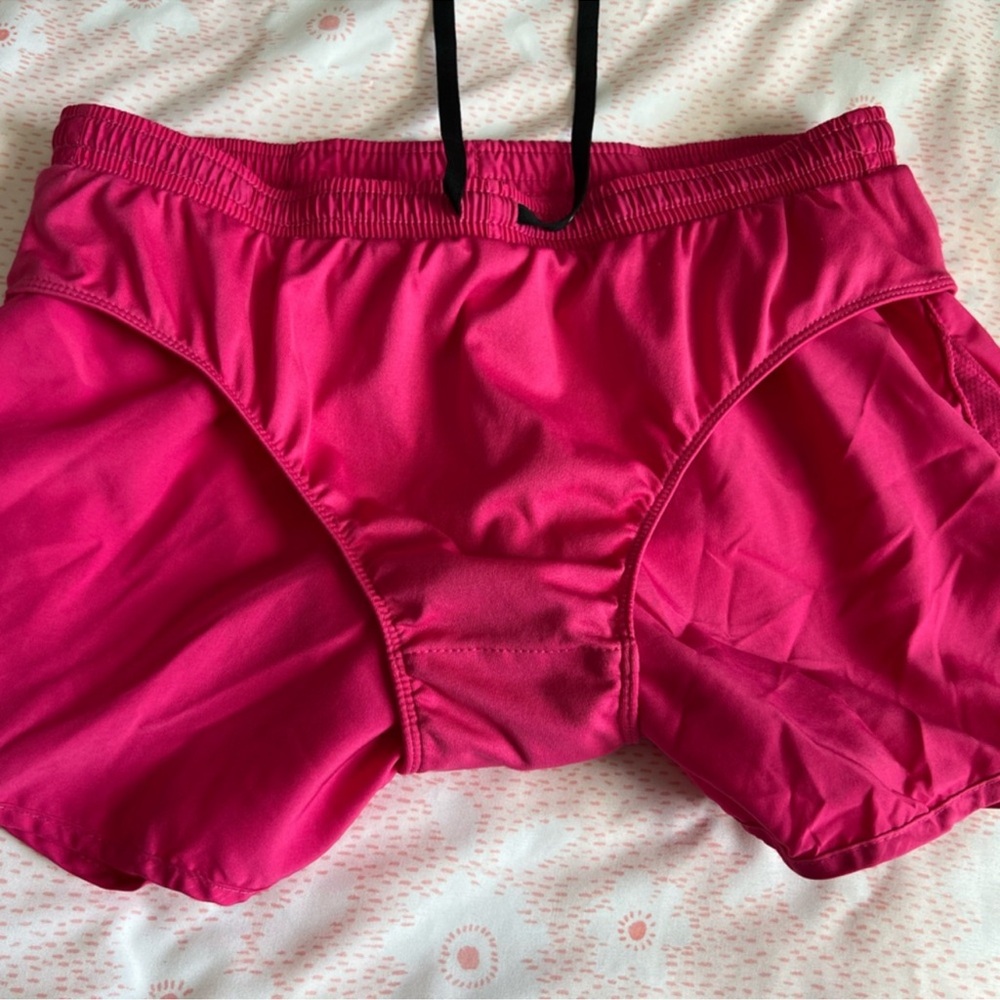 Bundle of 2 Pair- Nike Dri-Fit Running Shorts Fuchsia & White/Pink Women’s Small - Picture 15 of 16
